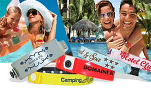 Armbänder für Hotels und Campingplätze