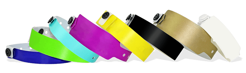 Unbedruckte Kunststoffarmbänder