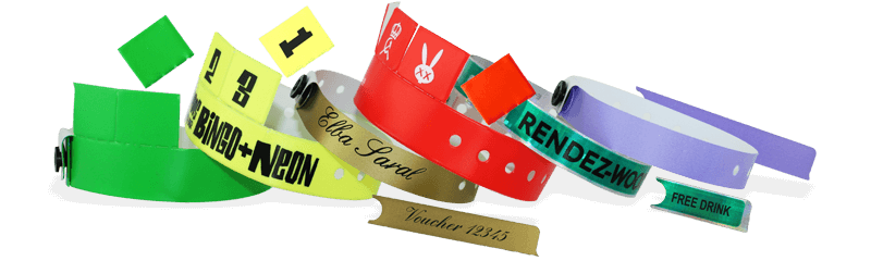 Armbänder mit Abreiss-Tickets