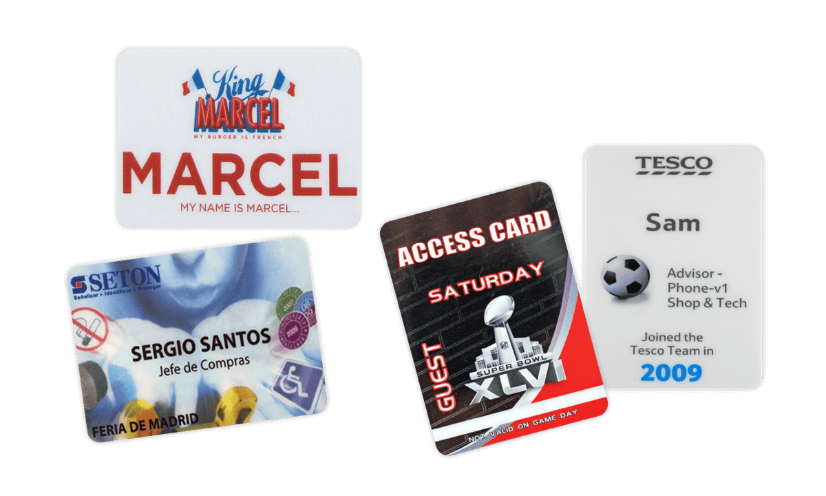 Event Namensschild 55 x 75 mm (PVC)