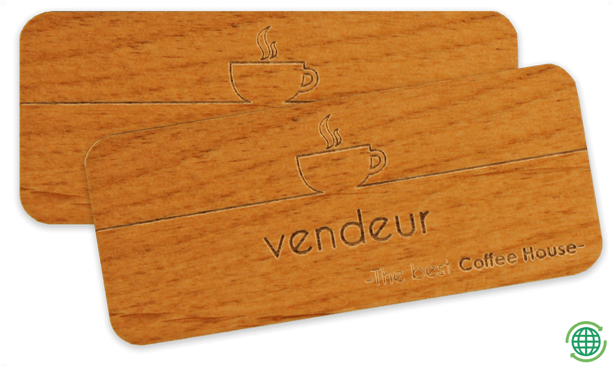 Impress-Holznamensschilder, 75 X 32 mm