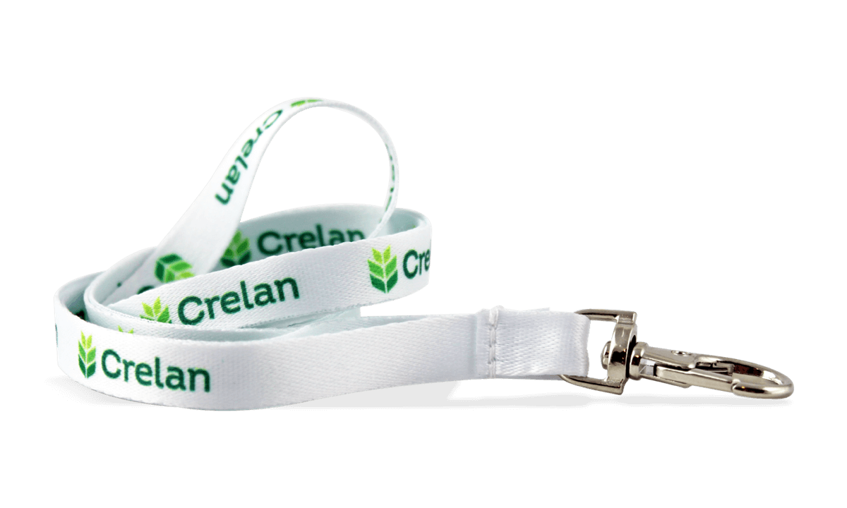 Personalisiertes, 10 mm breites Satin-Schlüsselband – Vollfarbdruck