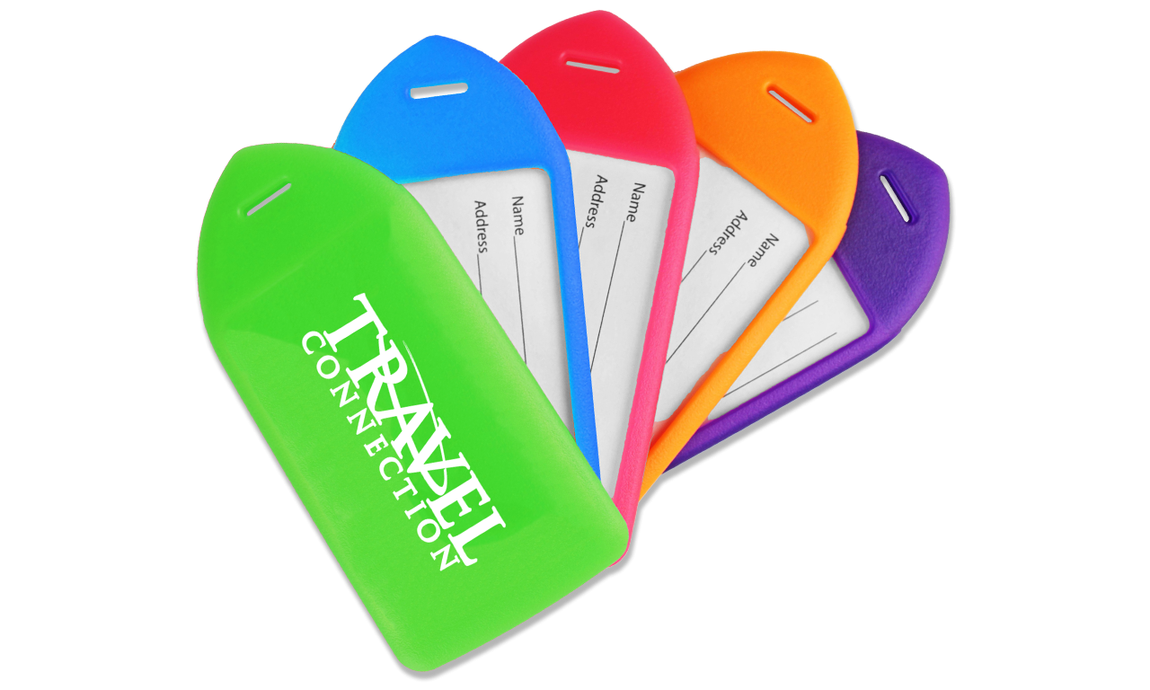 Branded luggage tags