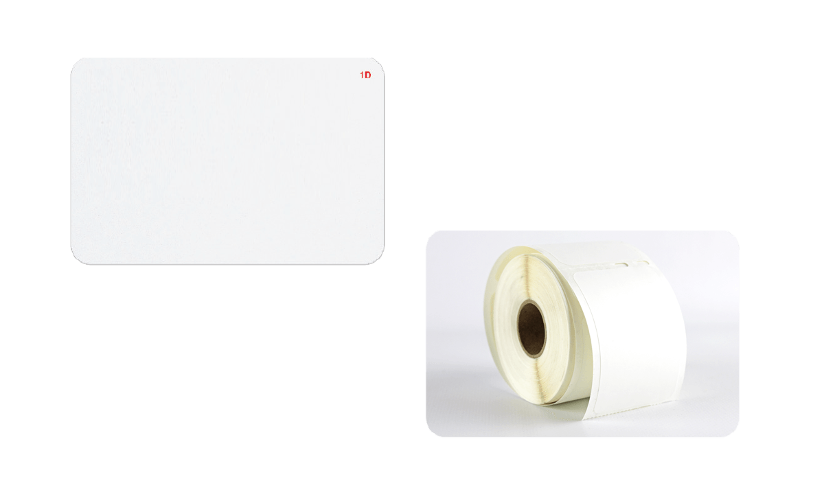 2-teilige Thermo-TEMPBadges zum Anstecken - Vorderer Teil