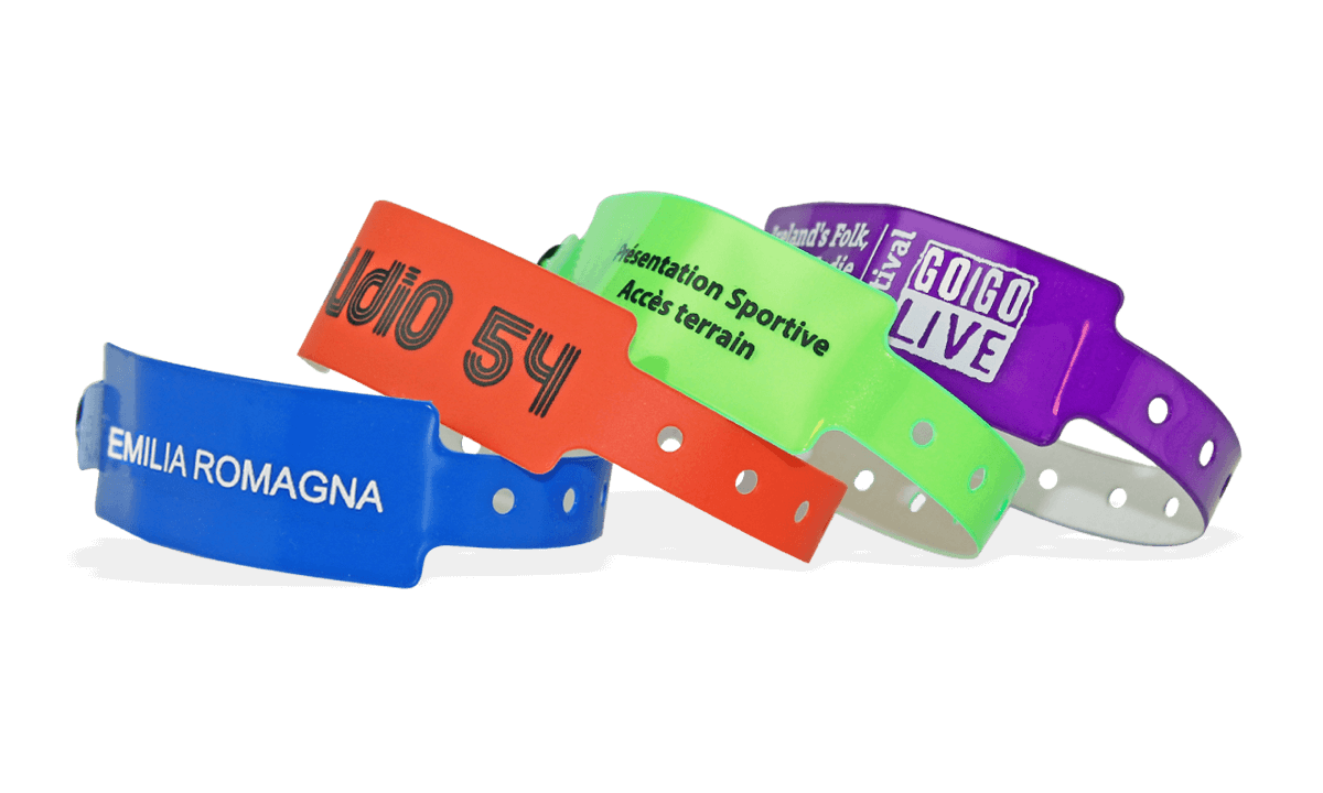 Personalisierte Vinyl-Armbänder, 25 mm