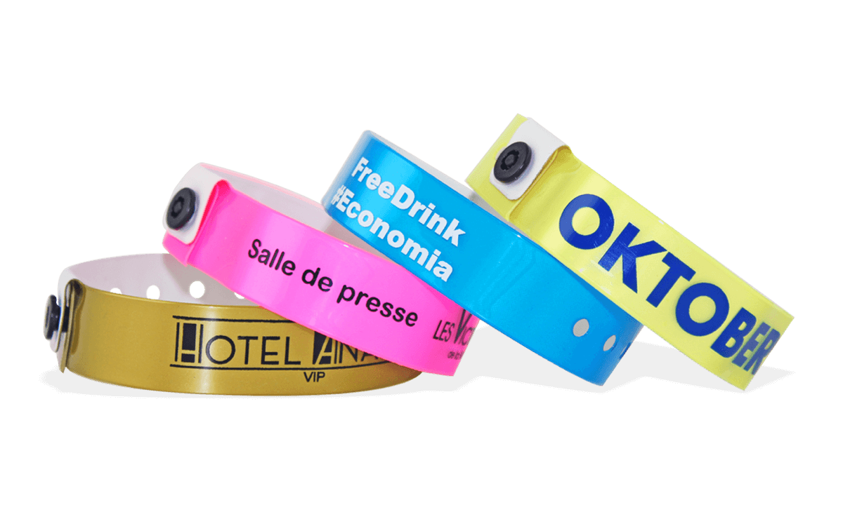 Personalisierte Vinyl-Armbänder, 19 mm
