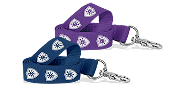 Personalisiertes, 15 mm breites Schlüsselband aus antimikrobiell behandeltem Polyester – Einfarbdruck