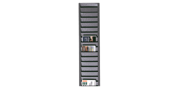 Metallhalter für Namensschilder (für 40 Karten in vertikaler Position)