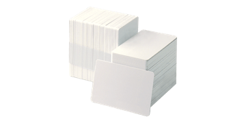 Unbedruckte PVC-Karten - 250 mic