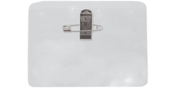 Vinyl-Kartenhalter mit Nadel-Clip-Kombination – Einleger 76 mm x 102 mm