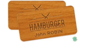 Impress-Holznamensschilder, 75 X 38 mm