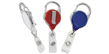 Unbewegliches Karabiner-Ausweisjojo mit mehreren Befestigungen