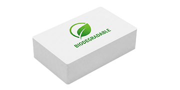 Unbedruckte Bio-Karten