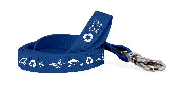 Personalisiertes, 10 mm breites Schlüsselband aus recyceltem Polyester – Einfarbdruck