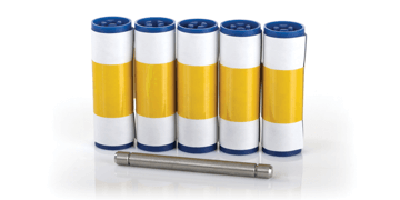 Magicard 300/600/E+ Reinigungsrollenset (5 Rollen, 1 Befestigungsstange)
