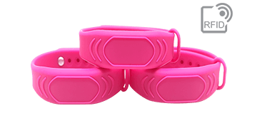 RFID-Armbänder aus Silikon mit geprägten Details
