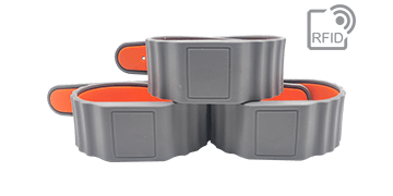 RFID-Silikonarmbänder mit quadratischem Mittelteil