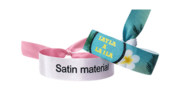 Gedruckte weiche Satin-Armbänder ohne Verschluss