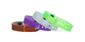 Lichtdurchlässige Vinyl-Armbänder, 13 mm