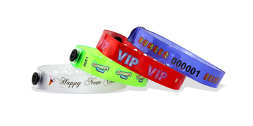 Personalisierte vollfarbige lichtdurchlässige Vinyl-Armbänder, 13 mm