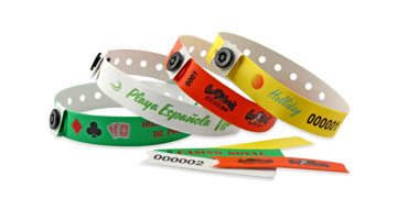 Personalisierte vollfarbige Vinyl-Armbänder, 13 mm