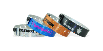 Personalisierte holografische Armbänder, 19 mm, Liquid Glitter