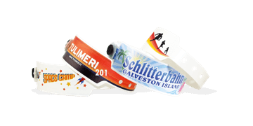 Personalisierte vollfarbige Kunststoff-Armbänder, 25 mm, Big