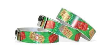 Personalisierte vollfarbige holografische Armbänder, 19 mm, Rain