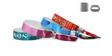Gedruckte Satin-Armbänder mit flachem Metallverschluss, Honolulu