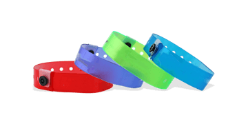 Lichtdurchlässige Medium Vinyl-Armbänder, 19 mm