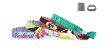 Gewebte Stoff-Armbänder mit flachem Metallverschluss, Honolulu